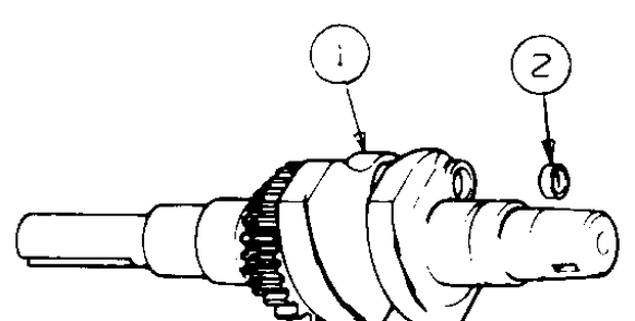 Crankshaft Diagram and Parts List for 4815F-PRO 556C465M100 Cub Cadet Lawn Mower